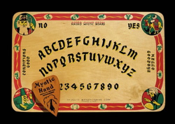 Hasko Mystic Board (green zodiac)-Haskelite Manufacturing Corp, Chicago, IL c. 1940