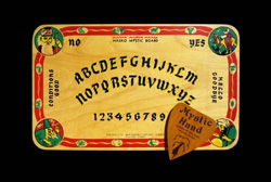 Hasko Mystic Board (small green zodiac)-Haskelite Manufacturing Corp, Chicago, IL c. 1940