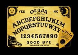 Ouija (Deluxe Wooden Edition)-Parker Brothers, Inc., Salem, MA c. 1967