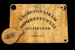 Ouija-Ouija Novelty Company, 220 S Charles Street-909 East Pratt Street, Baltimore, MD c. 1892 - c. 1898
