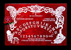 Calling Cthulhu Mystical Summoning Board (red)-Craig Hunt 2000